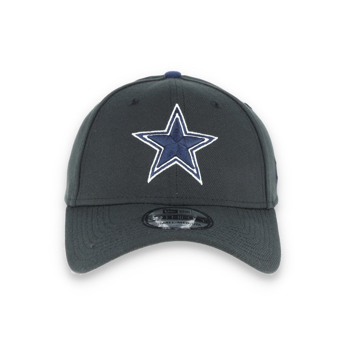 Dallas Cowboys New Era Prime Pierce 39THIRTY Flex Hat - BLACK product image 2, provided for visual reference and product