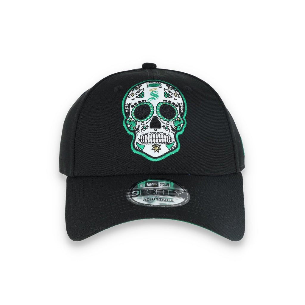 New Era Santos Laguna Sugar Skull 9Forty Adjustable Hat product image 2, provided for visual reference and product detail