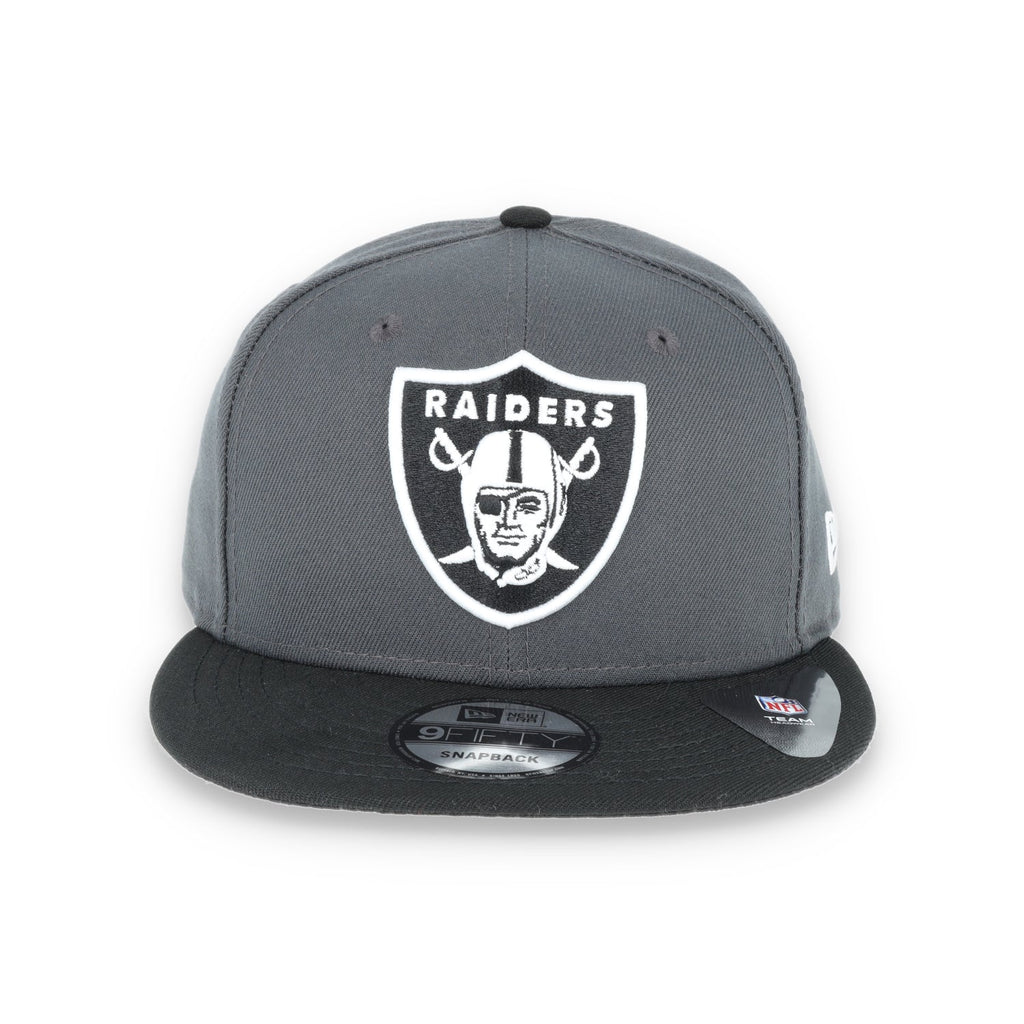 LAS VEGAS RAIDERS NEW ERA DARK GRAPH BLACK SHIELD 9FIFTY Snapback ADJUSTABLE HAT product image 2, provided for visual