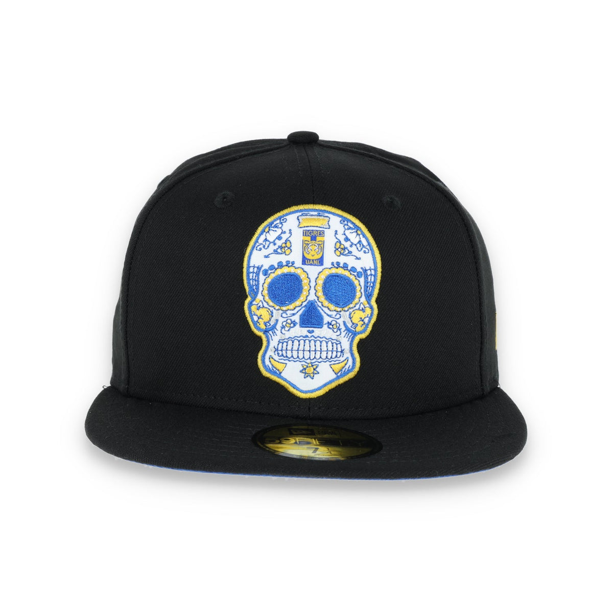 New Era Tigres Uanl Sugar Skull 59Fifty Fitted Hat product image 2, provided for visual reference and product detail review