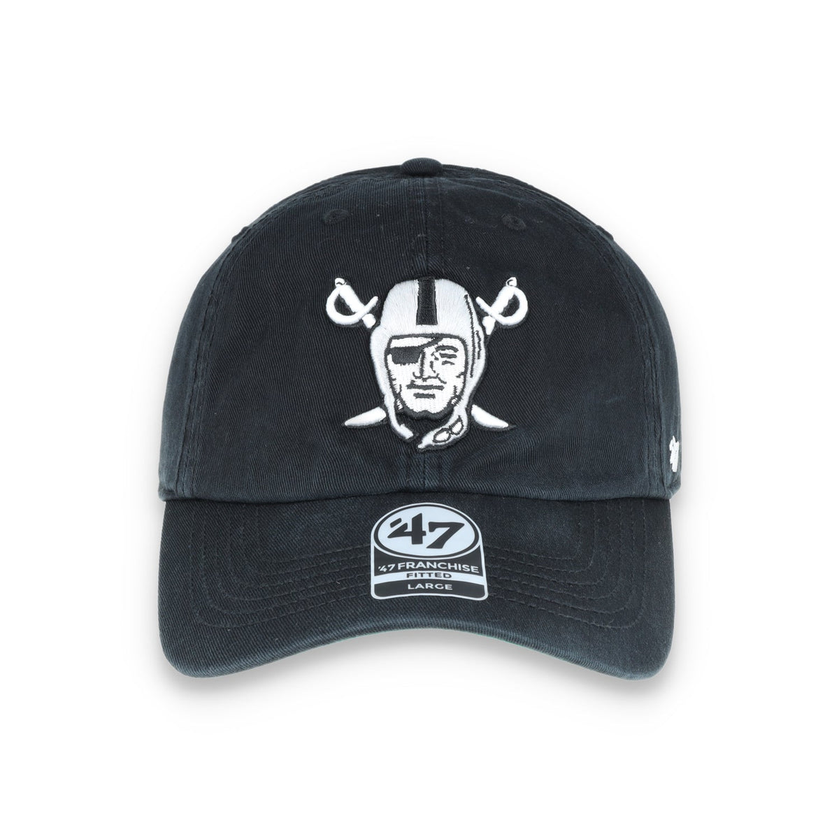 '47 Brand Las Vegas Raiders Franchise Fitted Hat product image 2, provided for visual reference and product detail review