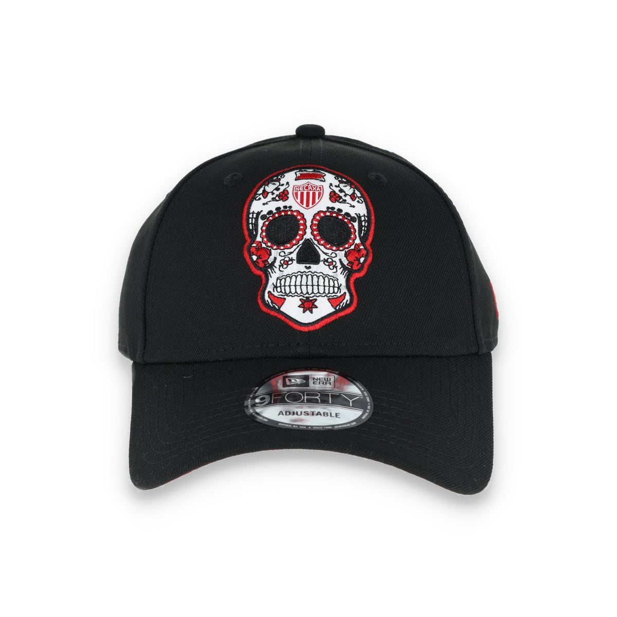 New Era Club Necaxa Sugar Skull 9Forty Adjustable Hat product image 2, provided for visual reference and product detail