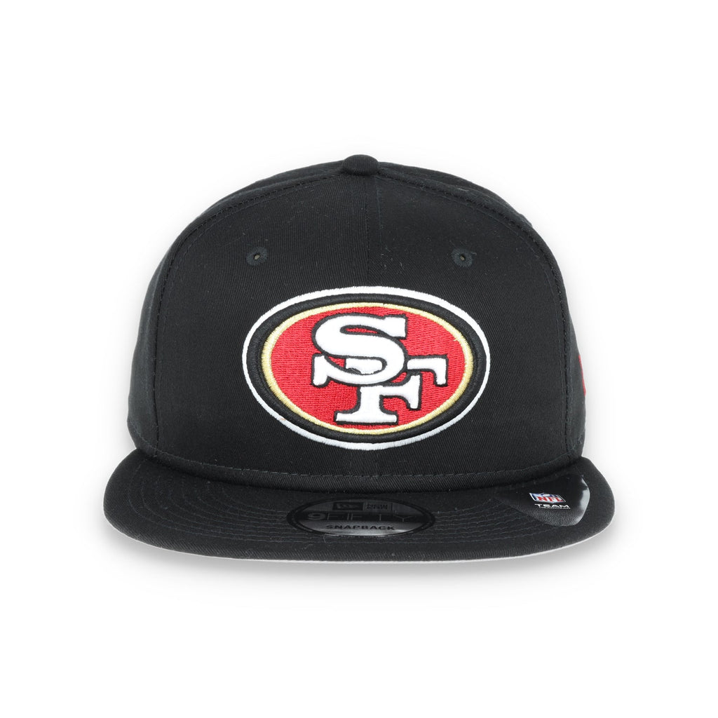 SAN FRANCISCO 49ERS NEW ERA BASIC Snapback 9FIFTY-BLACK product image 2, provided for visual reference and product detail