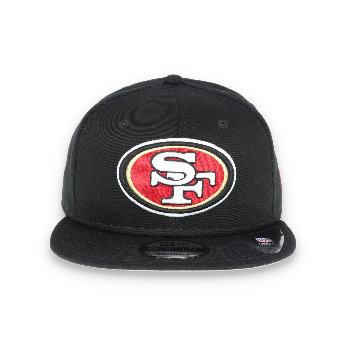 SAN FRANCISCO 49ERS NEW ERA BASIC Snapback 9FIFTY-BLACK product image 2, provided for visual reference and product detail