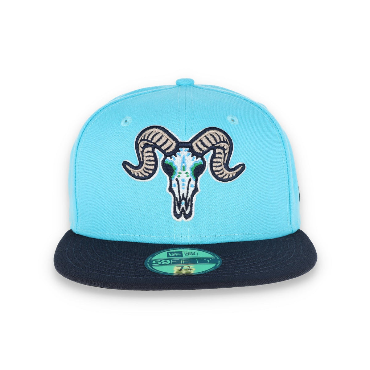 NEW ERA MiLB HARTFORD YARD GOATS COPA DE LA DIVERSION 59FIFTY FITTED HAT product image 2, provided for visual reference and