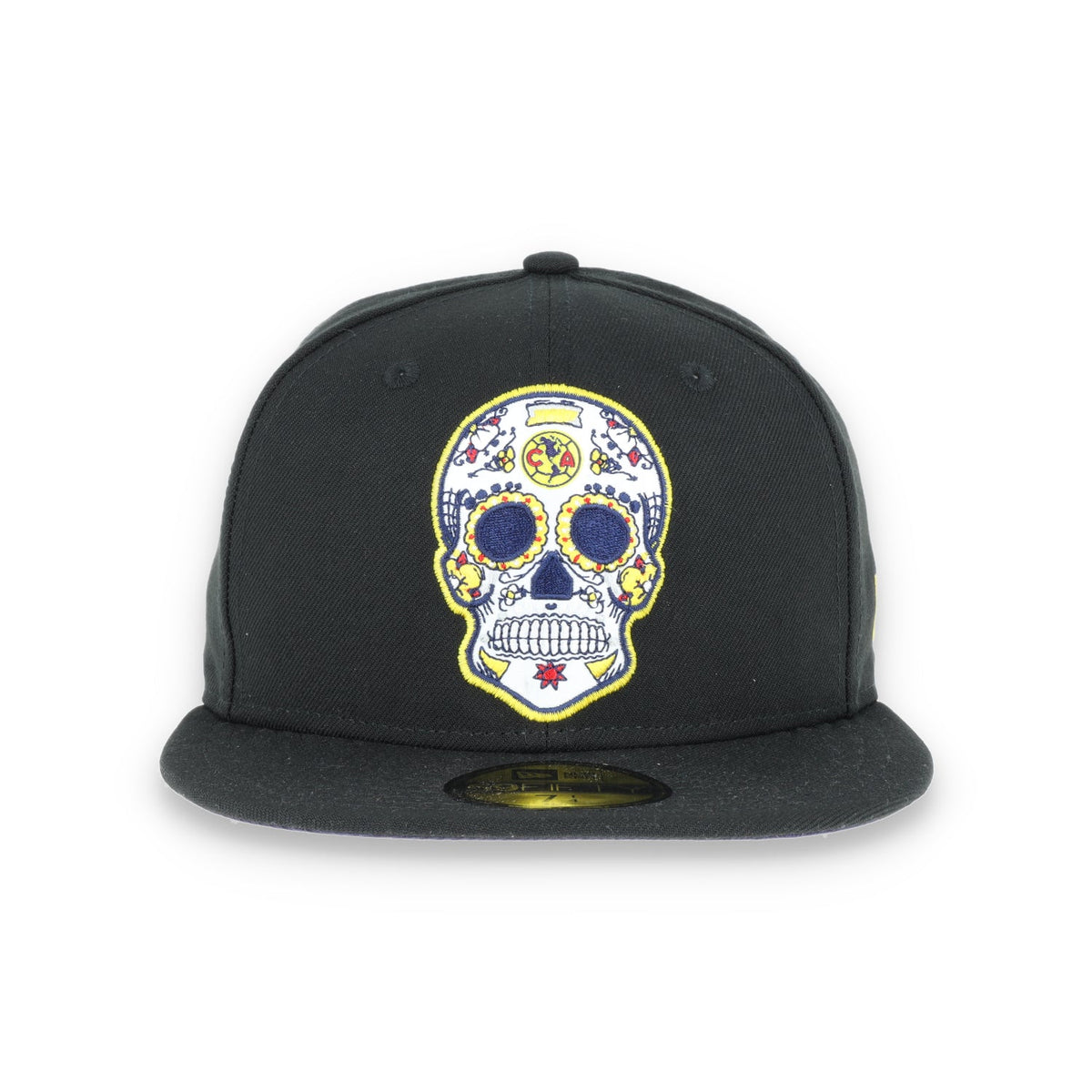 New Era Club America Sugar Skull 59Fifty Fitted Hat product image 2, provided for visual reference and product detail review
