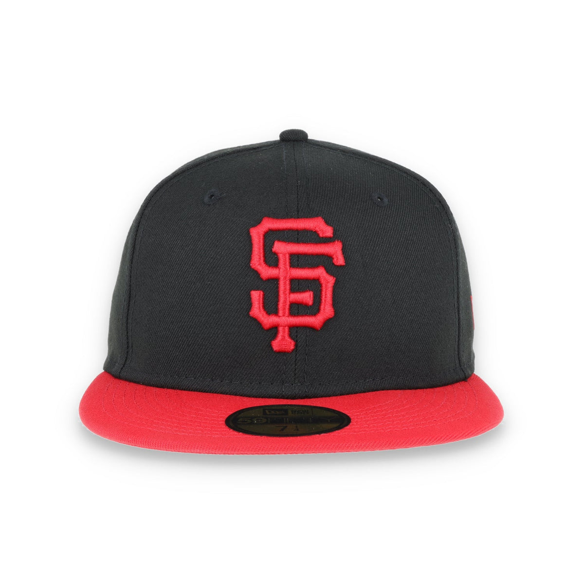 San Francisco Giants New Era 59Fifty Fitted Hat-Red/Black product image 2, provided for visual reference and product detail