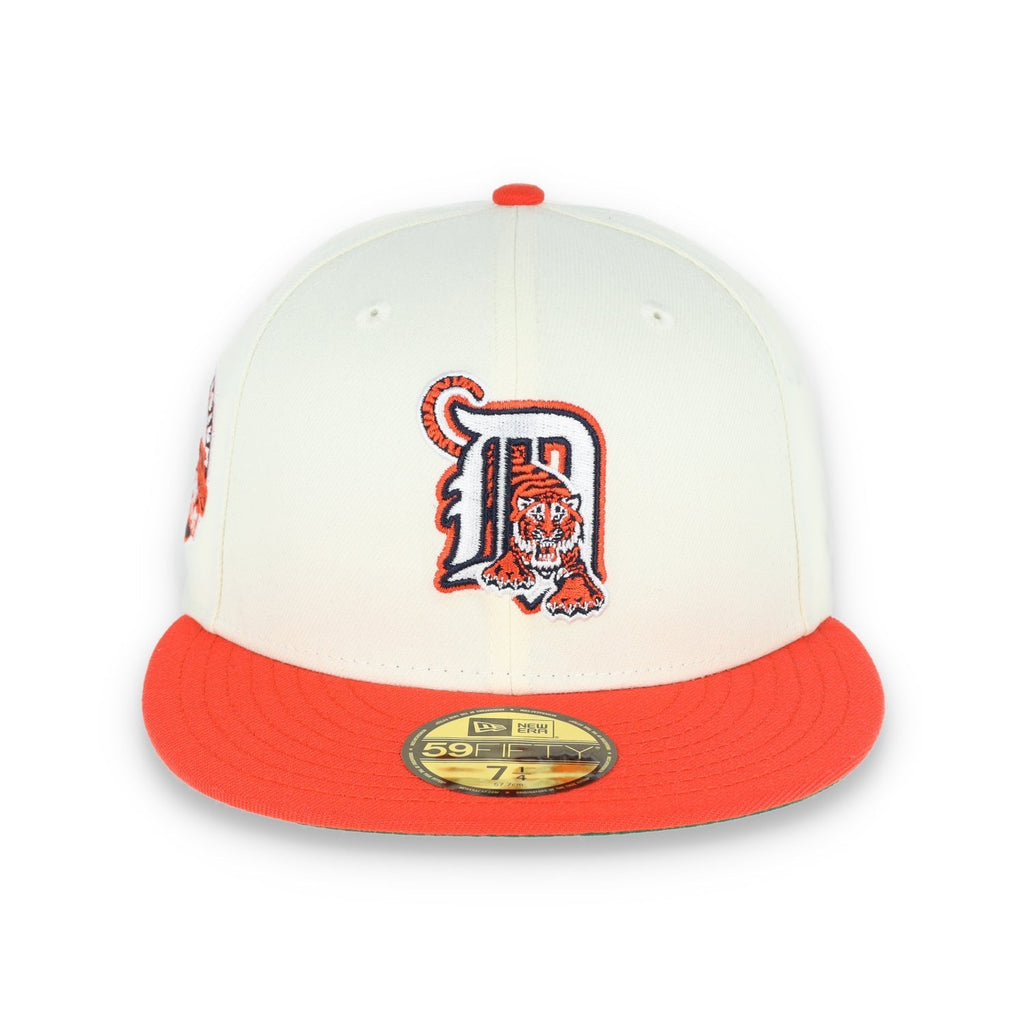 New Era Detroit Tigers Patch 59FIFTY Fitted Hat-Ivory product image 2, provided for visual reference and product detail