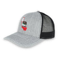 THE COLISEUM CALIFORNIA STATE BEAR TRUCKER Snapback HAT- HEATHER/BLACK product image 1, provided for visual reference and