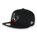 Oakland Athletics New Era Ca Bear 59Fifty Fitted Hat-Black product image 1, provided for visual reference and product detail