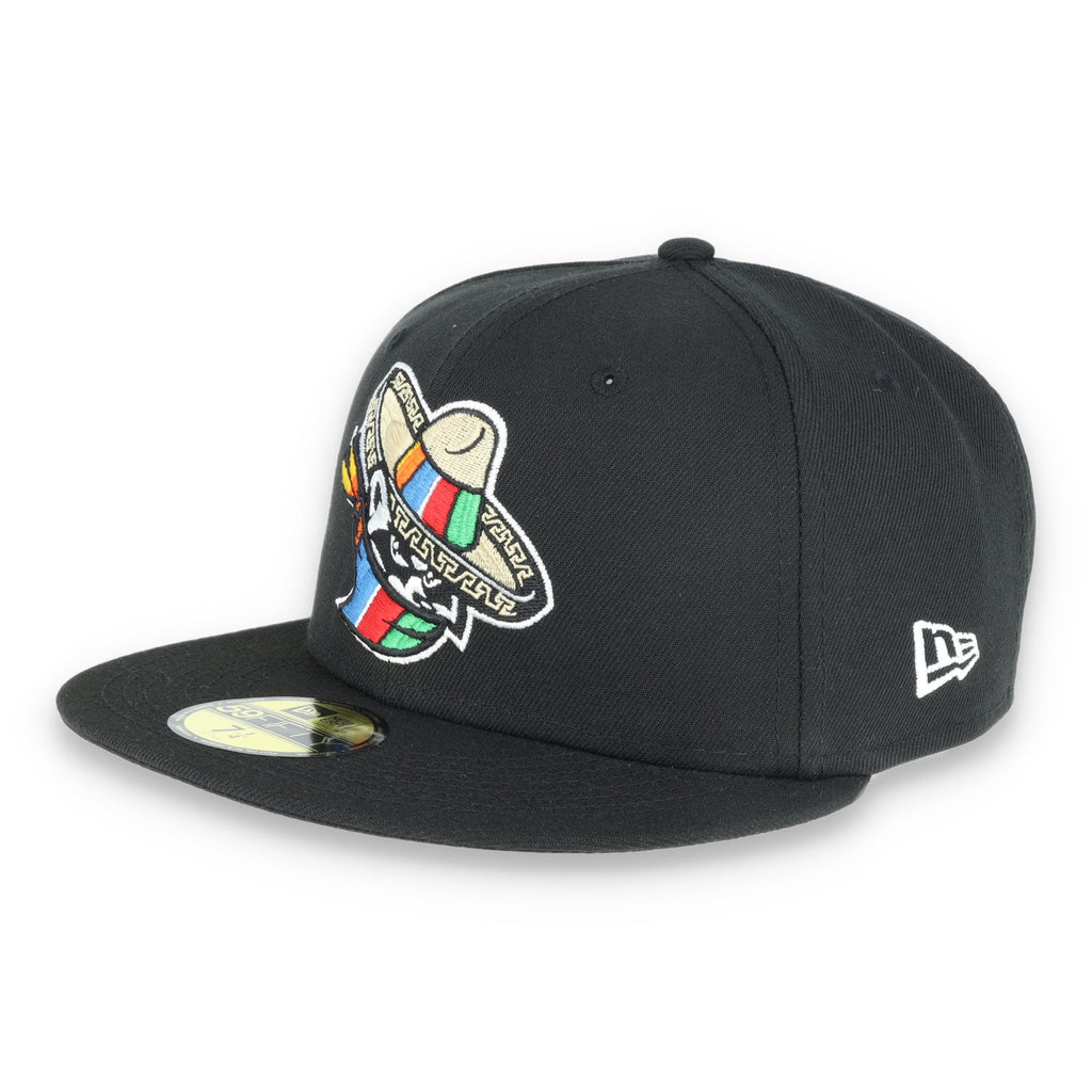 NEW ERA MiBL QUAD CITIES BANDITS COPA DE LA DIVERSION 59FIFTY FITTED HAT product image 1, provided for visual reference and