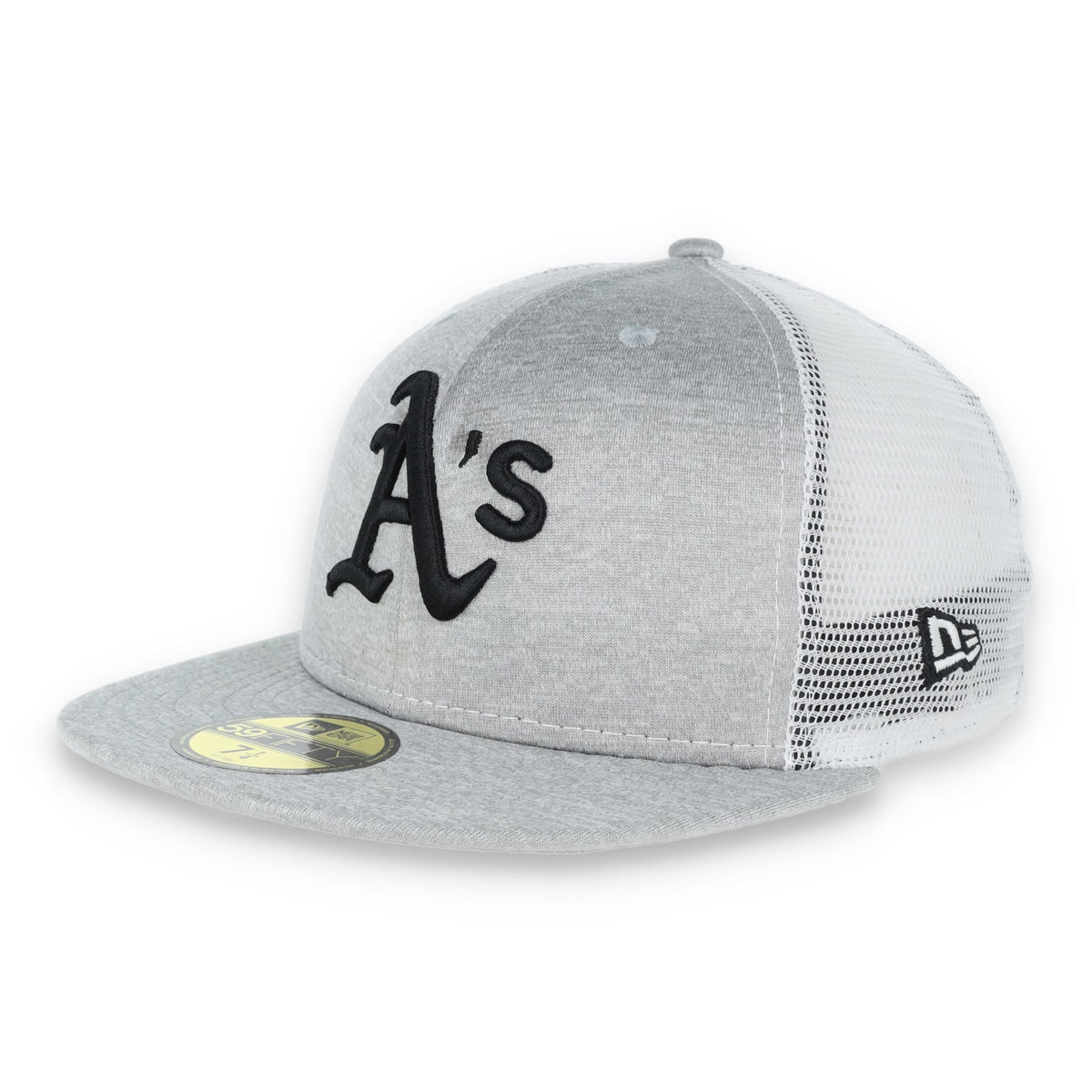 Oakland Athletics New Era 59Fifty Cap-white Mesh product image 1, provided for visual reference and product detail review