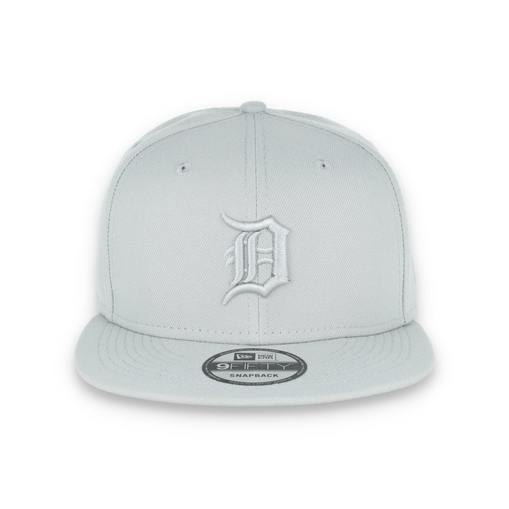 Detroit Tigers New Era Gray 9FIFTY Snapback Hat-GREY product image 2, provided for visual reference and product detail review