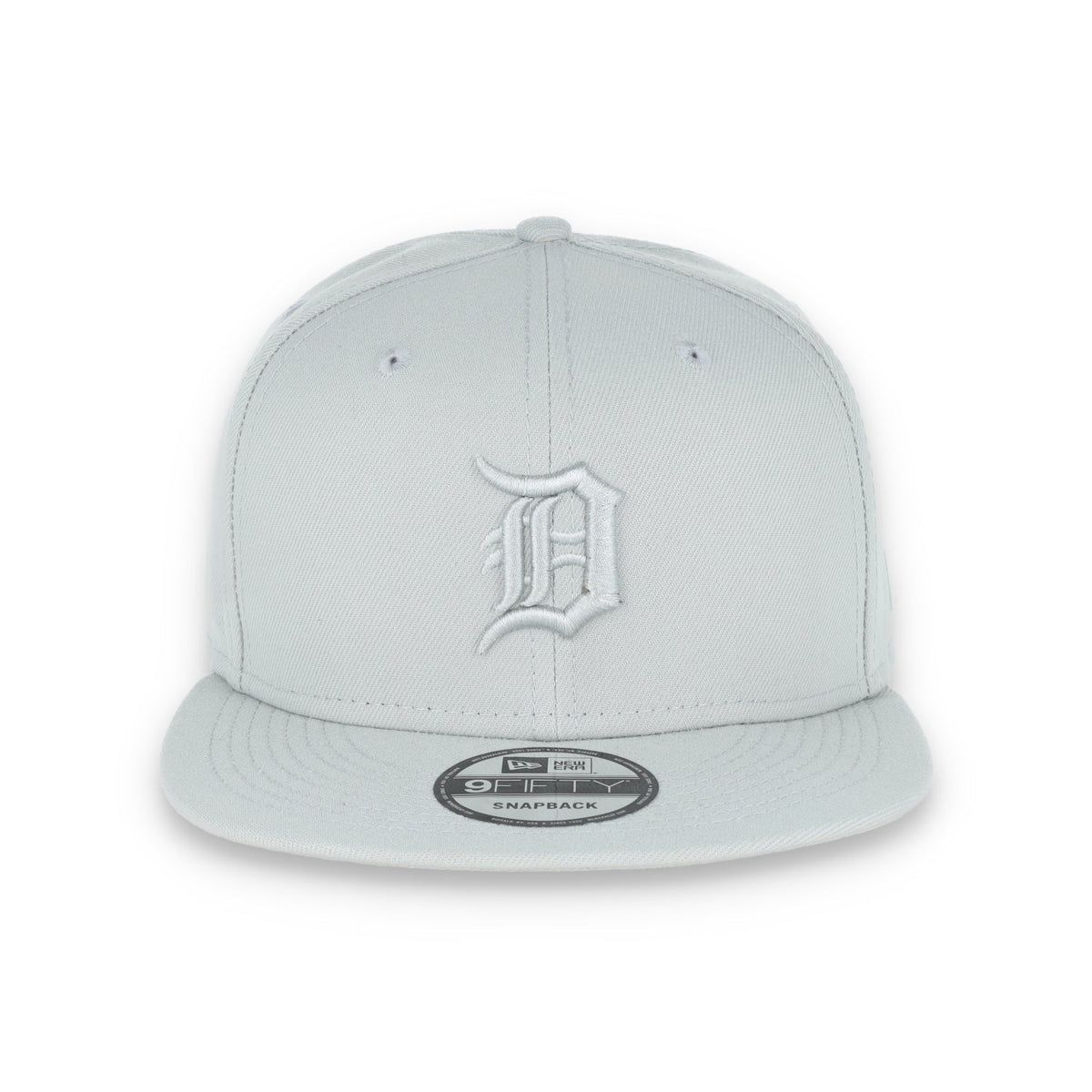 Detroit Tigers New Era Gray 9FIFTY Snapback Hat-GREY product image 2, provided for visual reference and product detail review