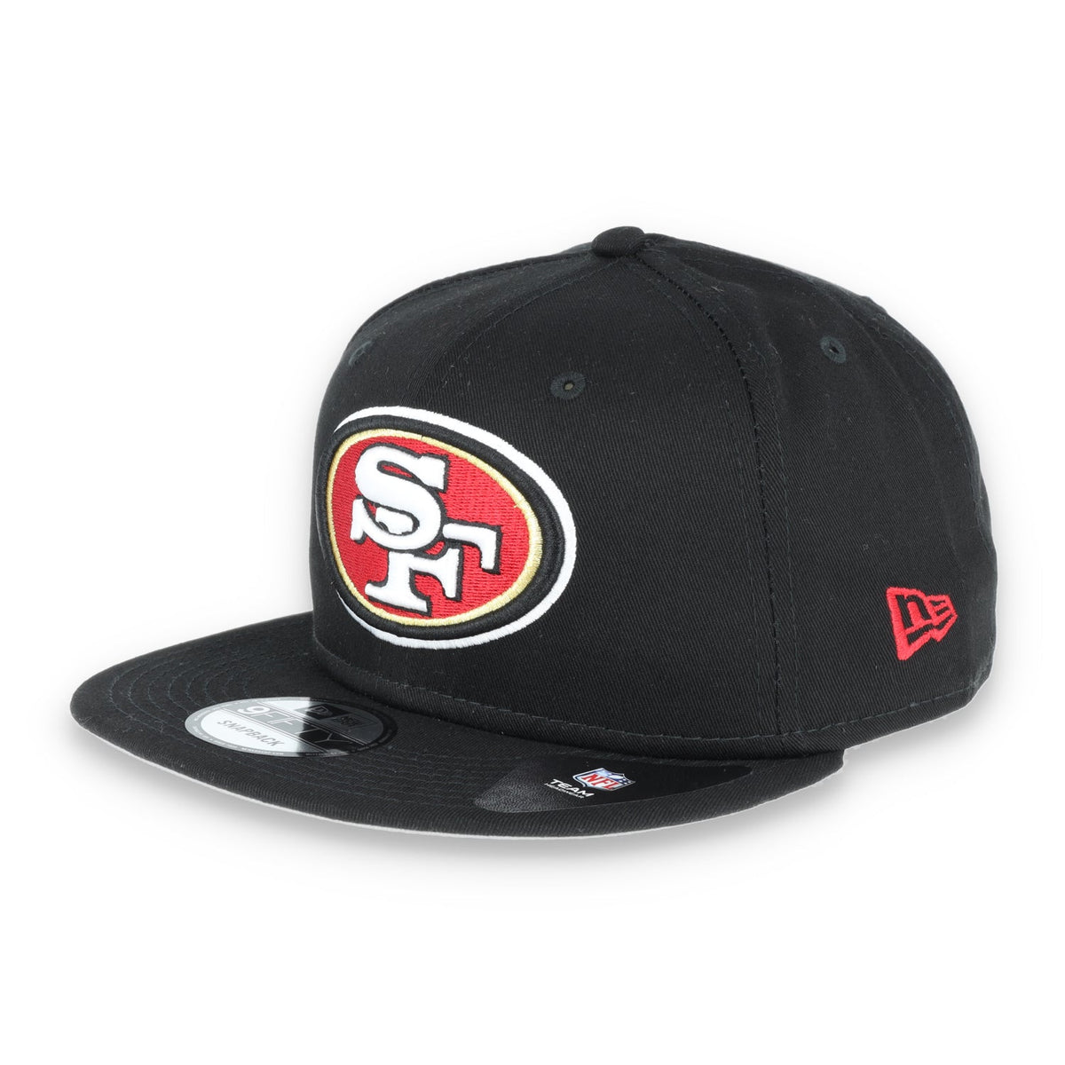 SAN FRANCISCO 49ERS NEW ERA BASIC Snapback 9FIFTY-BLACK product image 1, provided for visual reference and product detail