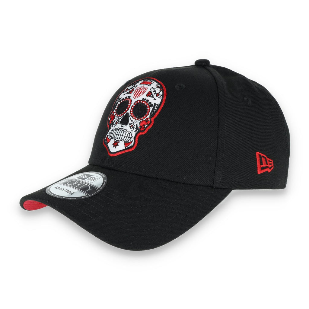 New Era Club Necaxa Sugar Skull 9Forty Adjustable Hat product image 1, provided for visual reference and product detail