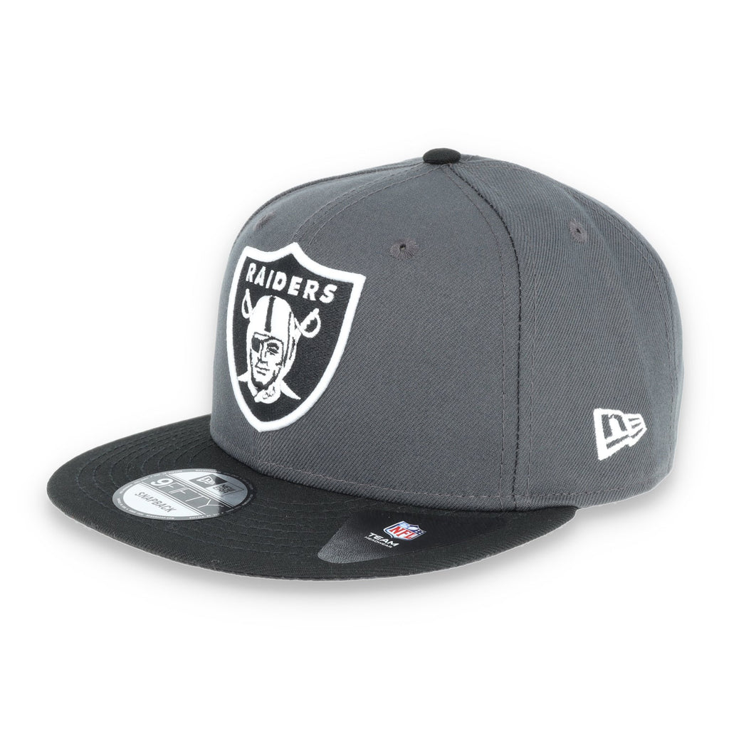 LAS VEGAS RAIDERS NEW ERA DARK GRAPH BLACK SHIELD 9FIFTY Snapback ADJUSTABLE HAT product image 1, provided for visual