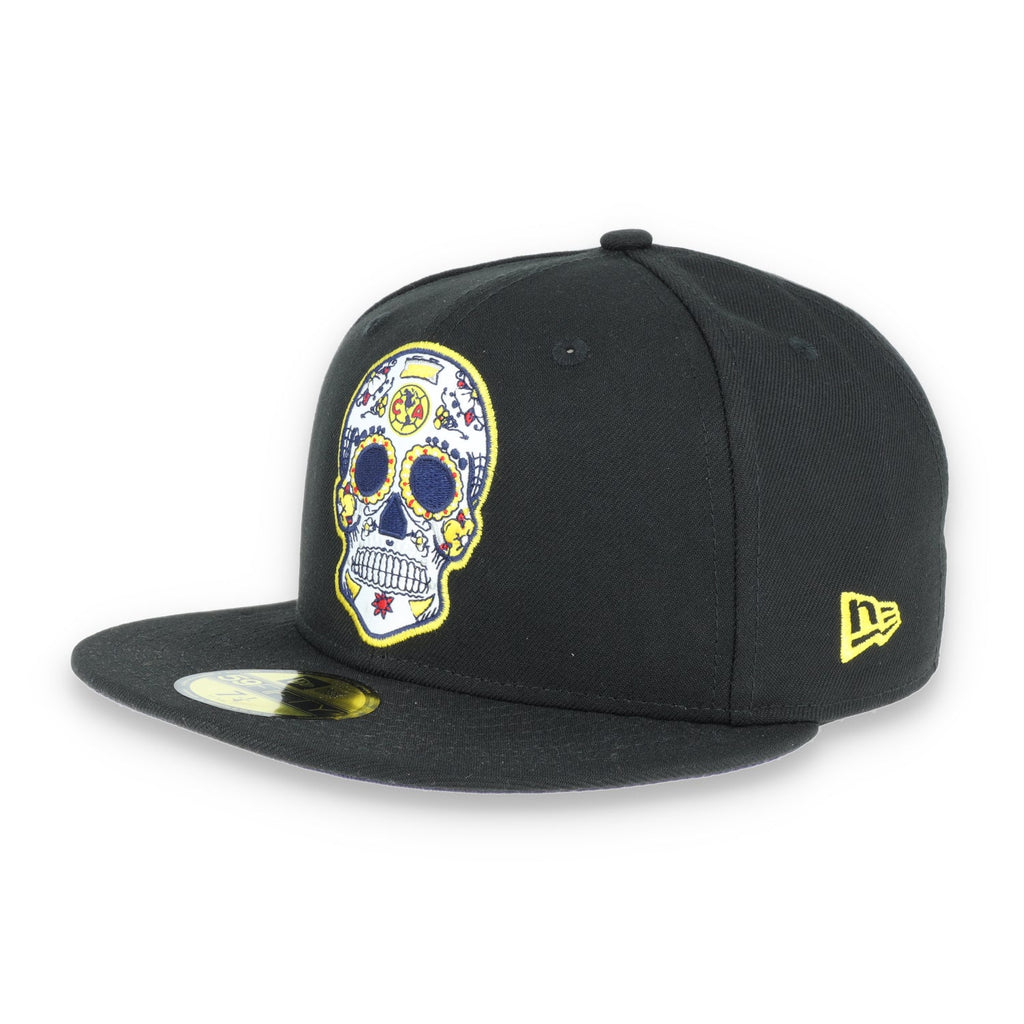 New Era Club America Sugar Skull 59Fifty Fitted Hat product image 1, provided for visual reference and product detail review