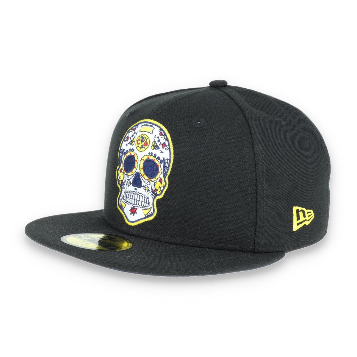 New Era Club America Sugar Skull 59Fifty Fitted Hat product image 1, provided for visual reference and product detail review
