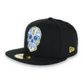 New Era Tigres Uanl Sugar Skull 59Fifty Fitted Hat product image 1, provided for visual reference and product detail review