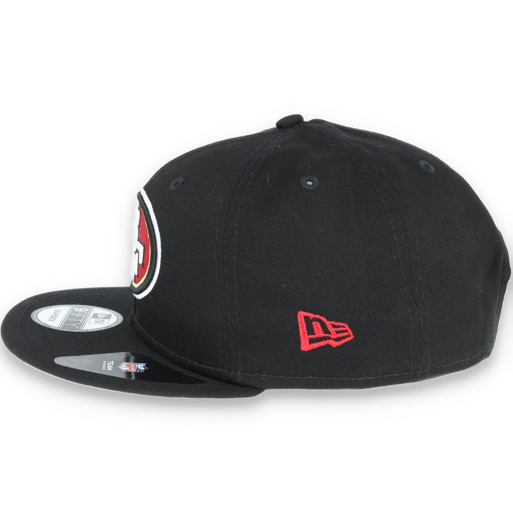 SAN FRANCISCO 49ERS NEW ERA BASIC Snapback 9FIFTY-BLACK product image 6, provided for visual reference and product detail