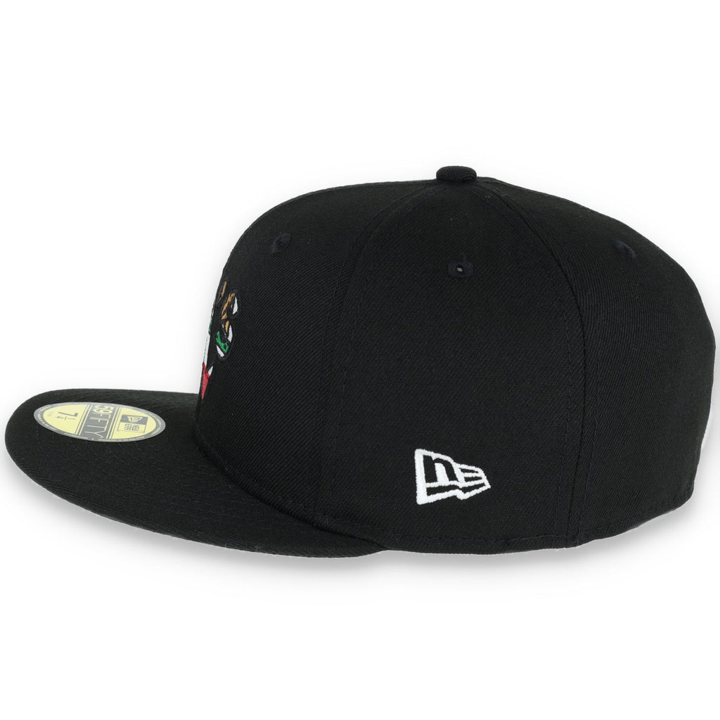 Oakland Athletics New Era Ca Bear 59Fifty Fitted Hat-Black product image 6, provided for visual reference and product detail