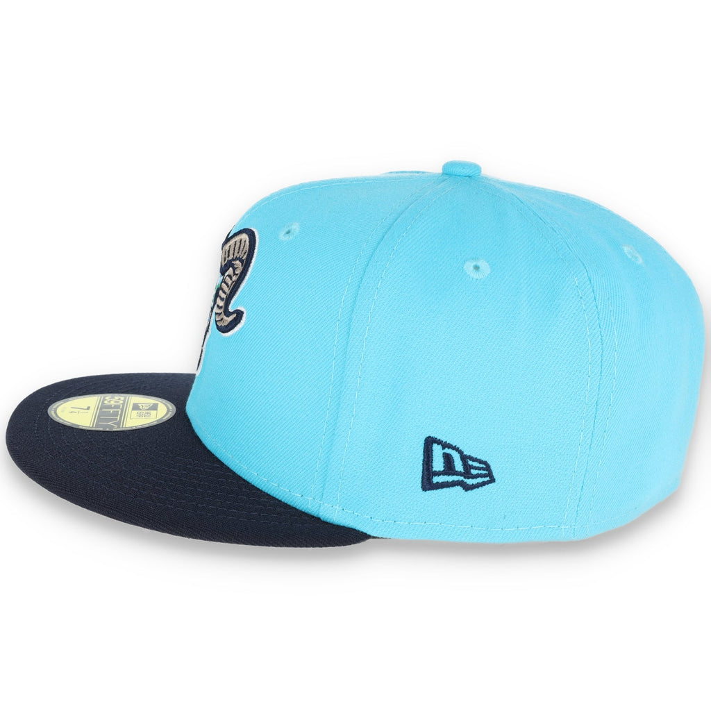NEW ERA MiLB HARTFORD YARD GOATS COPA DE LA DIVERSION 59FIFTY FITTED HAT product image 6, provided for visual reference and
