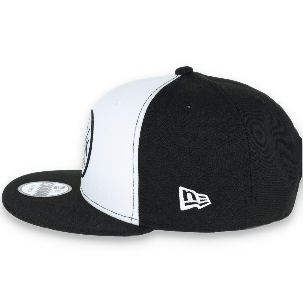 OAKLAND ATHLETICS NEW ERA 4X LOGO 9FIFTY Snapback HAT-WHITE product image 6, provided for visual reference and product
