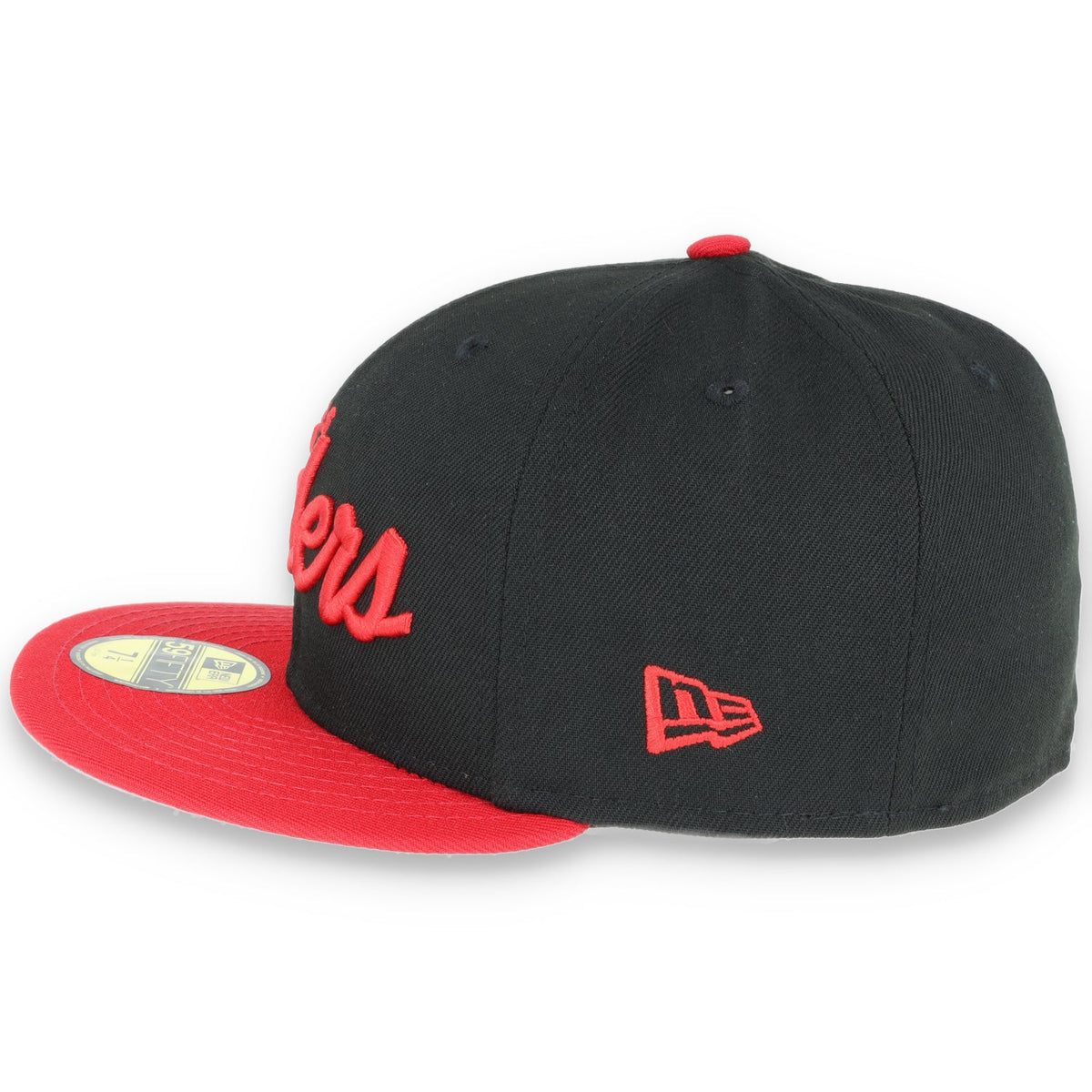 Las Vegas Raiders New Era 59Fifty Fitted Script -Black/Red product image 6, provided for visual reference and product detail