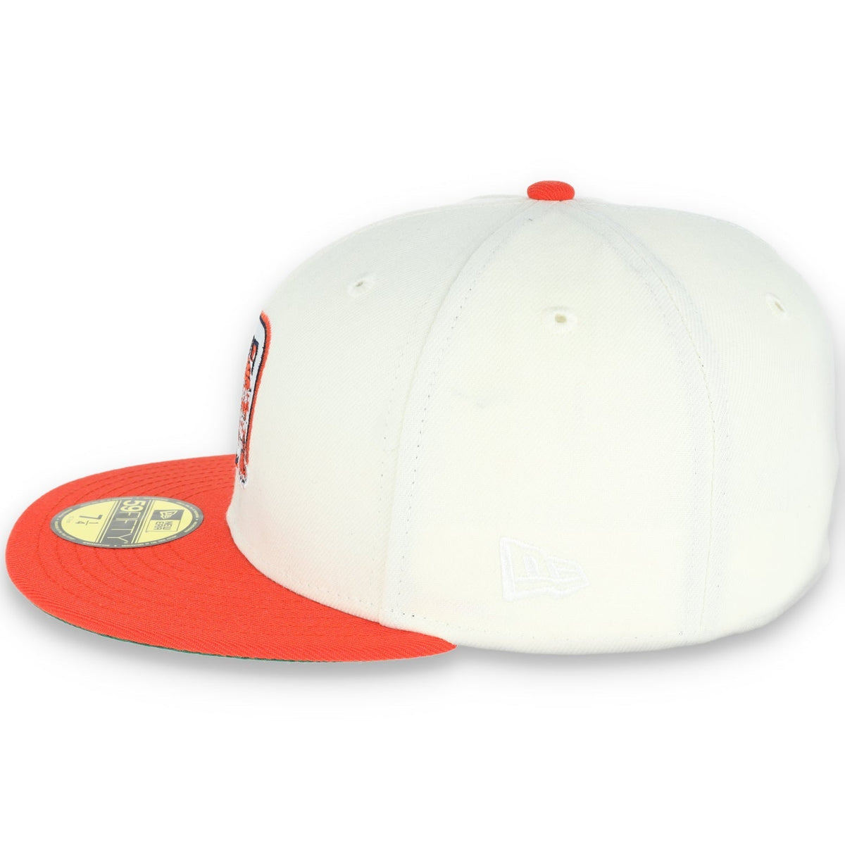 New Era Detroit Tigers Patch 59FIFTY Fitted Hat-Ivory product image 6, provided for visual reference and product detail