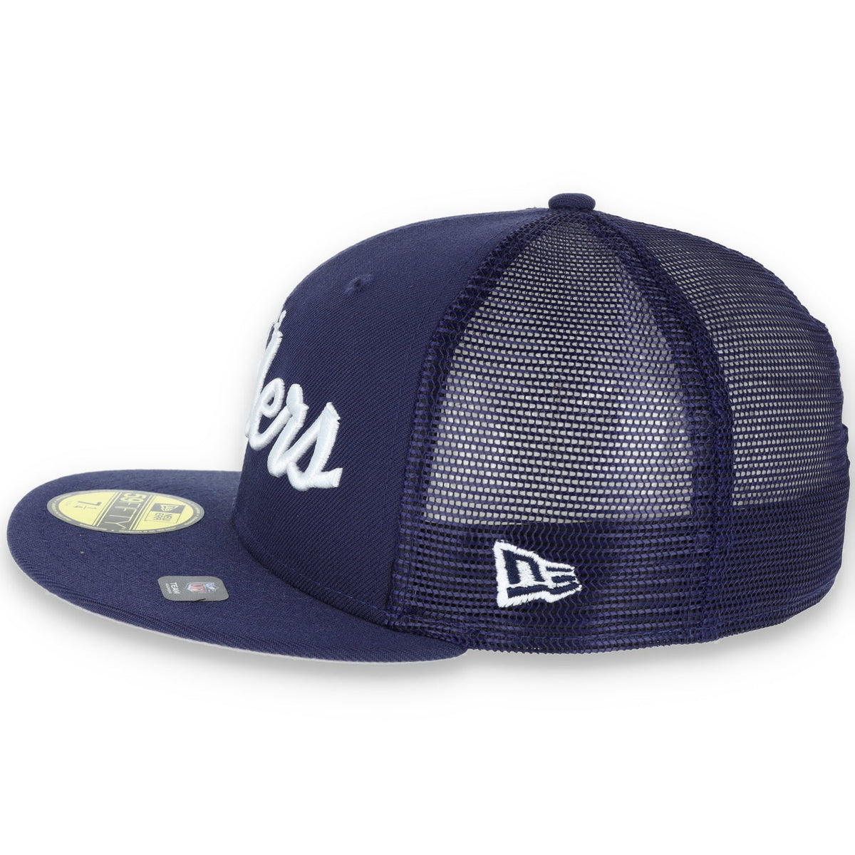 LAS VEGAS RAIDERS NEW ERA mesh script 59FIFTY FITTED-navy product image 6, provided for visual reference and product detail