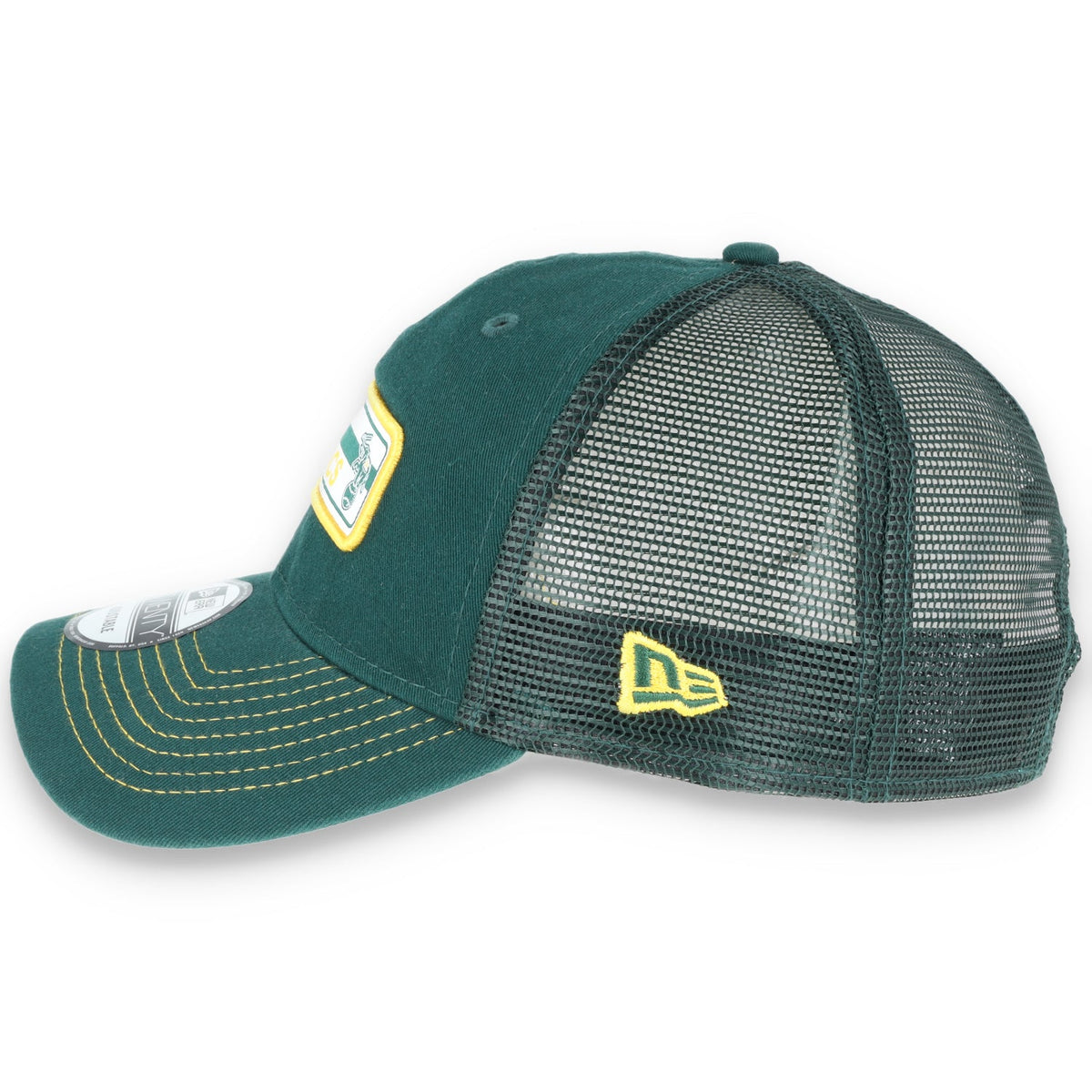 Oakland Athletics Worn Trucker 9TWENTY - GREEN product image 6, provided for visual reference and product detail review
