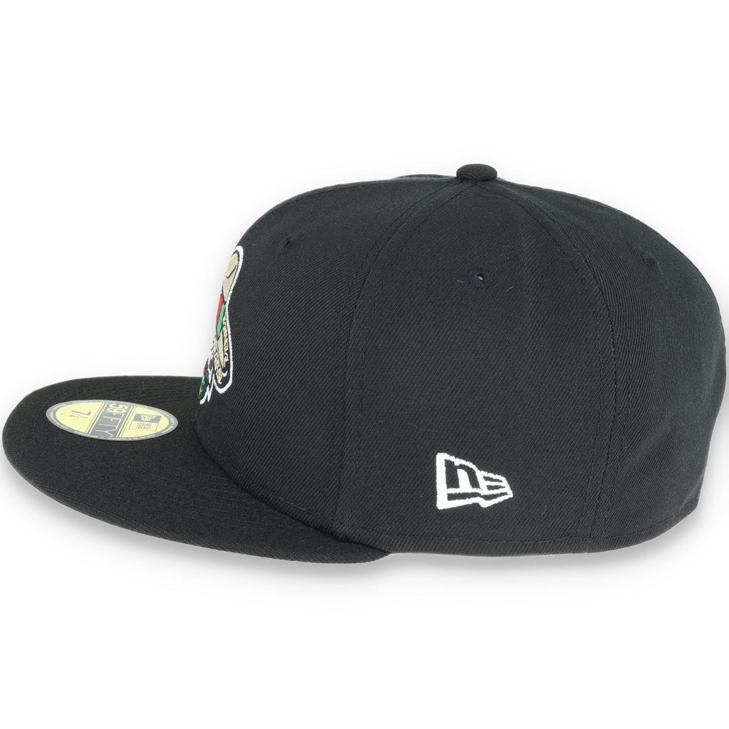 NEW ERA MiBL QUAD CITIES BANDITS COPA DE LA DIVERSION 59FIFTY FITTED HAT product image 6, provided for visual reference and
