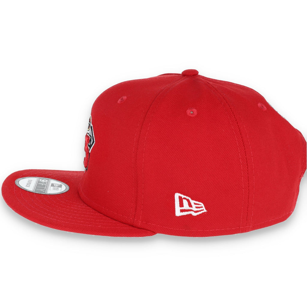 San Francisco 49ers New Era 75th Anniversary 9FIFTY Snapback Adjustable Hat - Scarlet product image 6, provided for visual