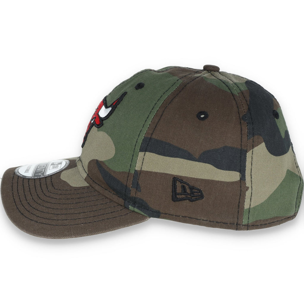 Chicago Bulls New Era Core Classic Woodland Camo 9Twenty Adjustable-Camo product image 5, provided for visual reference and
