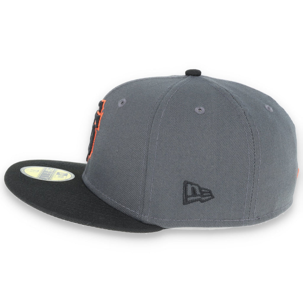 San Francisco Giants New Era 59Fifty Fitted Hat-Dark Grey/Black product image 6, provided for visual reference and product