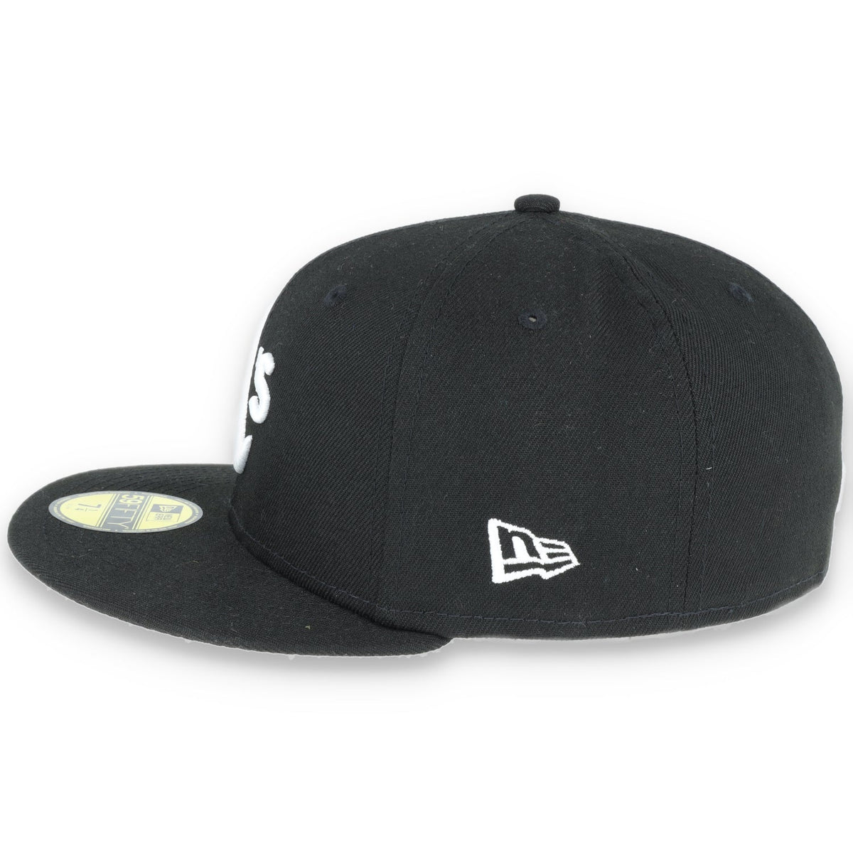 Oakland Athletics New Era 59Fifty Fitted Black/White product image 6, provided for visual reference and product detail review