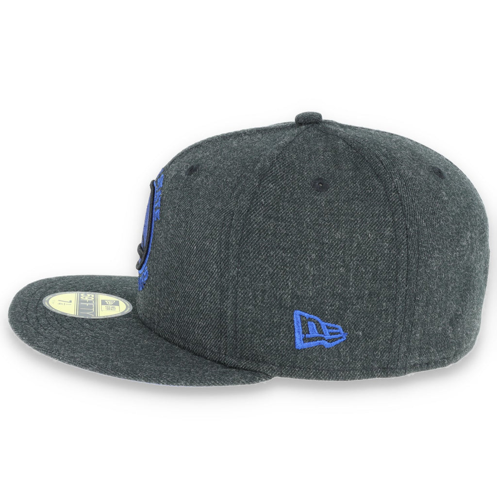 Golden State Warriors New Era 59Fifty Hat-Heather Black/Dark Blue product image 6, provided for visual reference and product