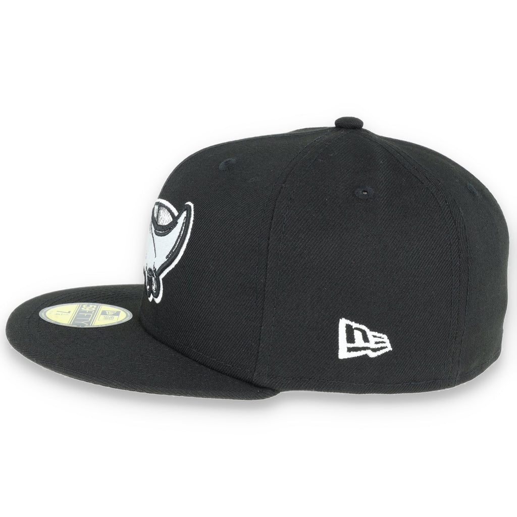 Tampa Bay Rays New Era Basic Collection Fitted 59Fifty-Black And White product image 6, provided for visual reference and