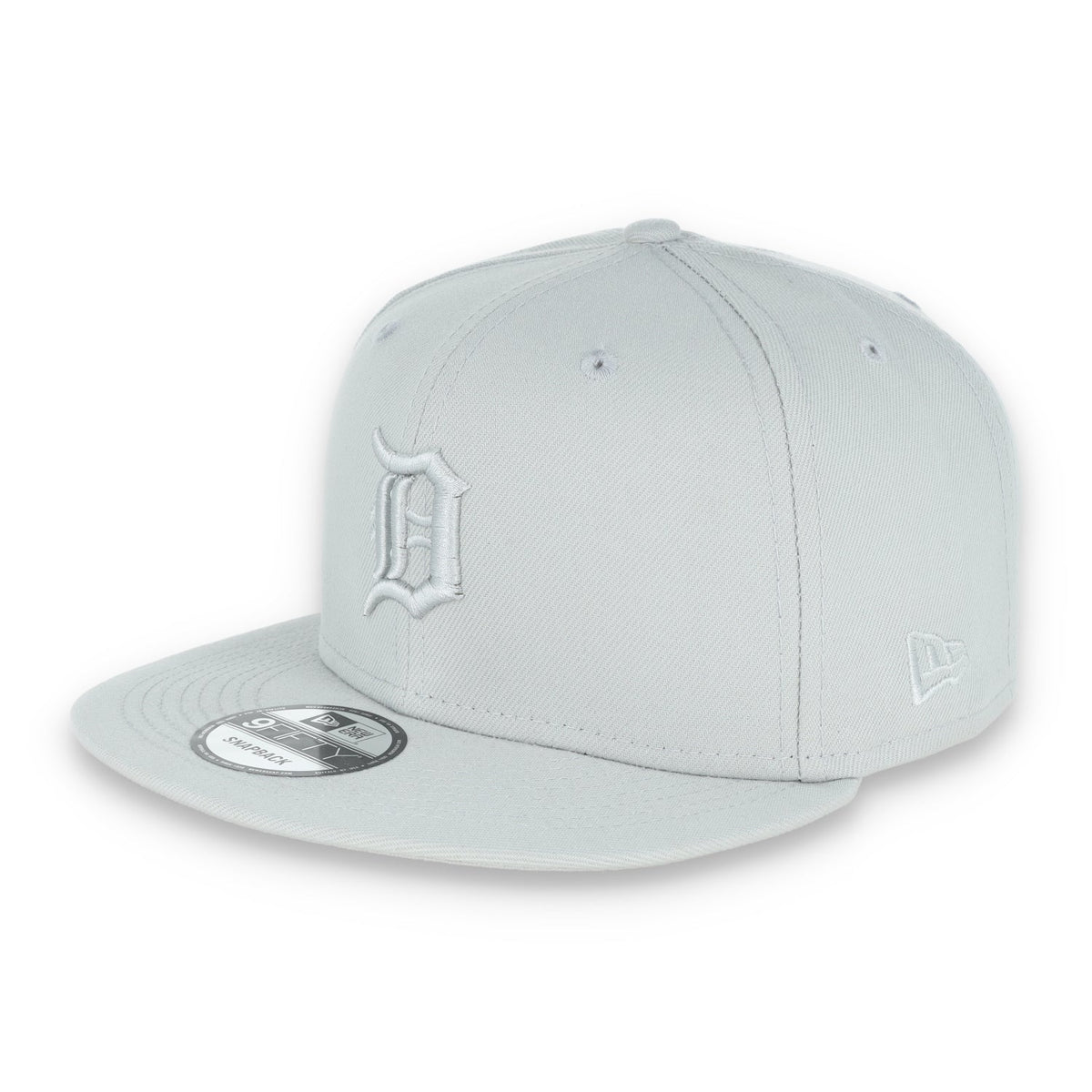 Detroit Tigers New Era Gray 9FIFTY Snapback Hat-GREY product image 1, provided for visual reference and product detail review
