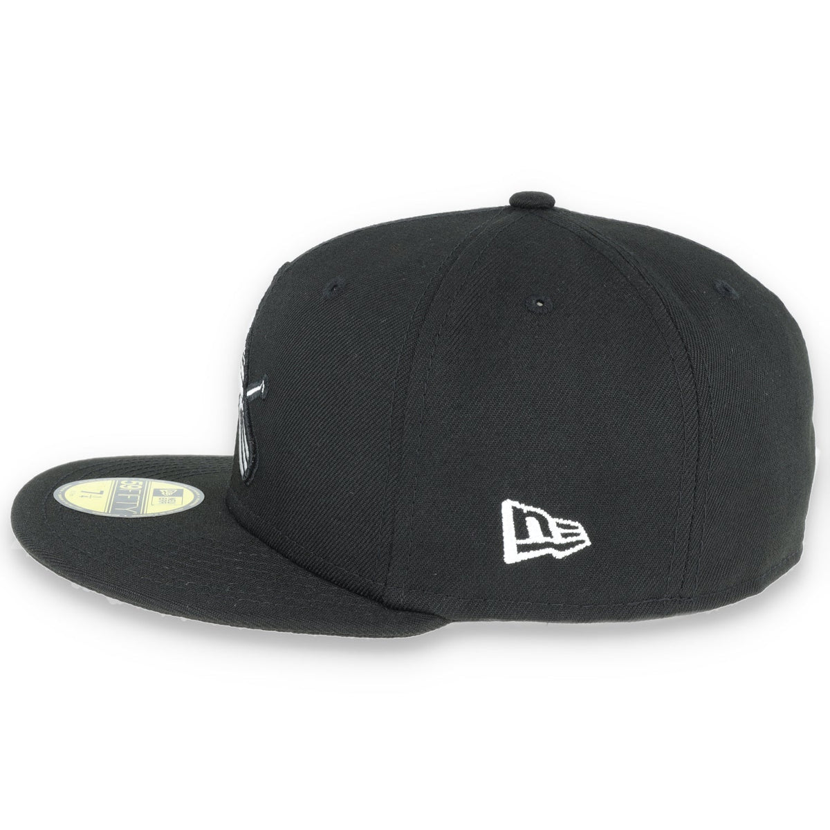 St. Louis Cardinals New Era Basic Collection Fitted 59Fifty-Black And White product image 6, provided for visual reference