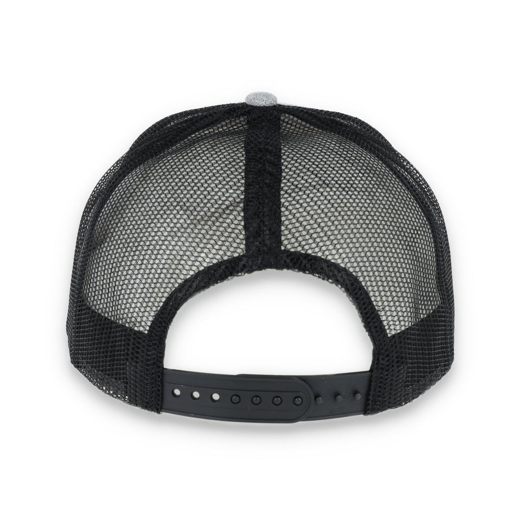 THE COLISEUM CALIFORNIA STATE BEAR TRUCKER Snapback HAT- HEATHER/BLACK product image 5, provided for visual reference and