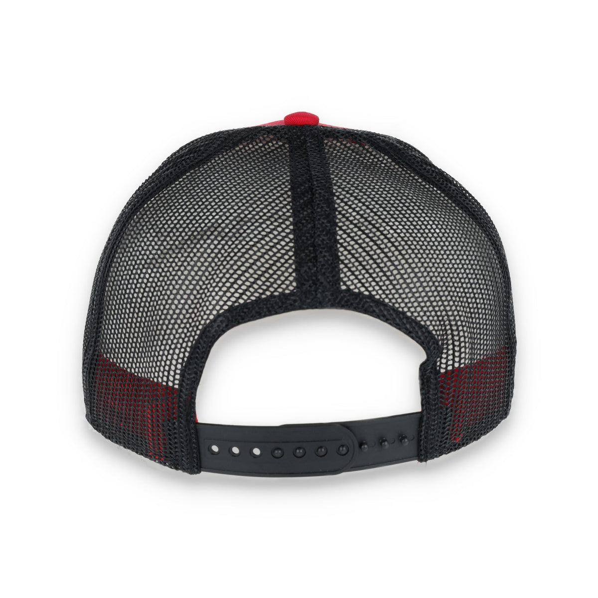 THE COLISEUM CALIFORNIA STATE BEAR TRUCKER Snapback HAT- RED/BLACK product image 6, provided for visual reference and