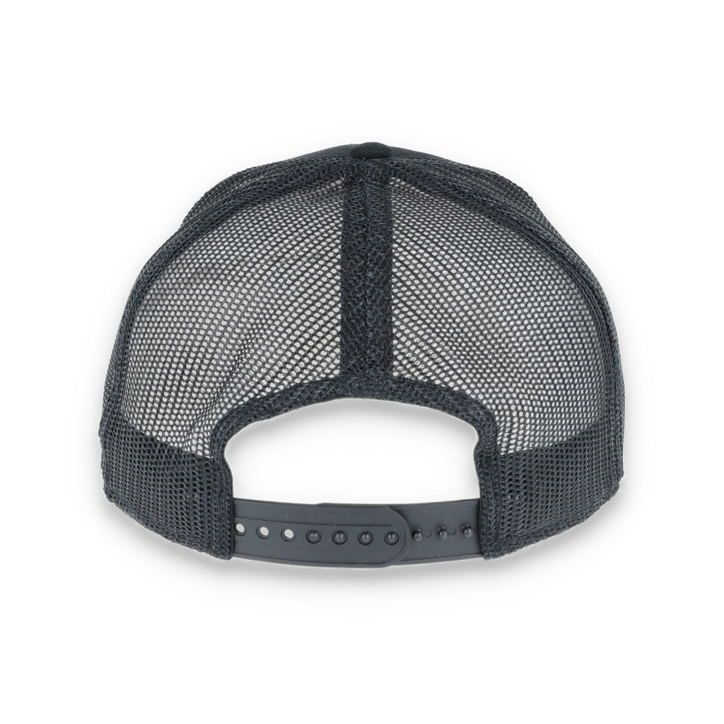 THE COLISEUM CALIFORNIA STATE BEAR TRUCKER Snapback HAT- BLACK/BLACK product image 5, provided for visual reference and
