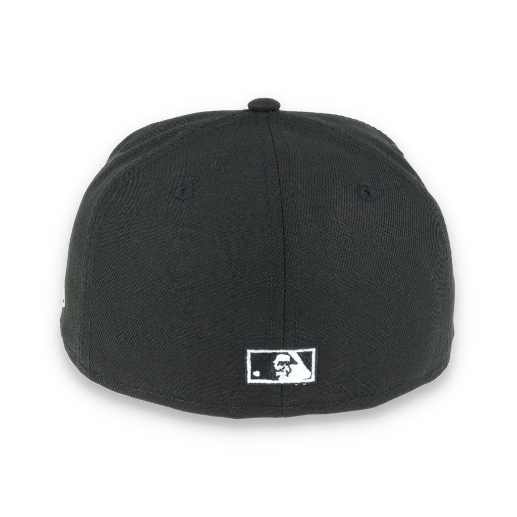 Tampa Bay Rays New Era Basic Collection Fitted 59Fifty-Black And White product image 5, provided for visual reference and
