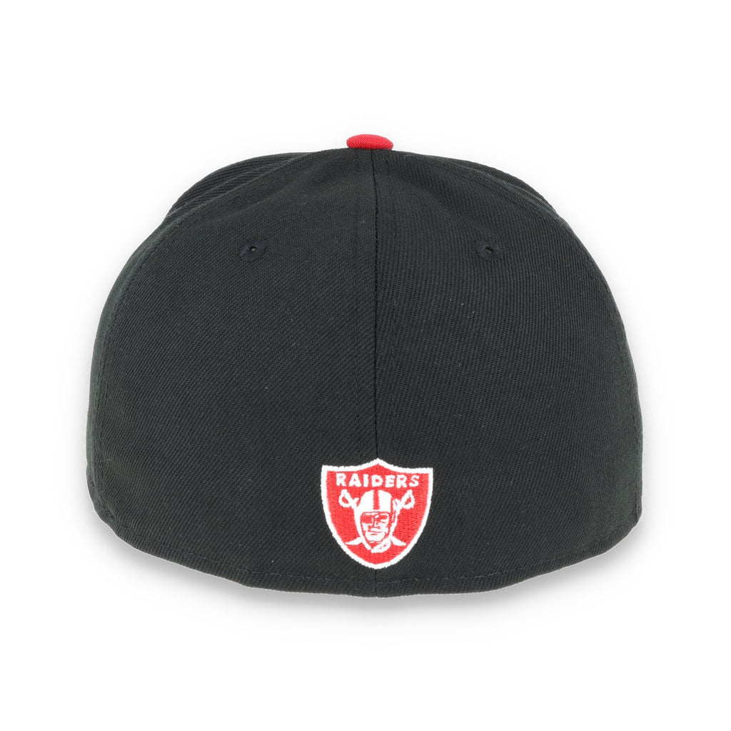 Las Vegas Raiders New Era 59Fifty Fitted Script -Black/Red product image 5, provided for visual reference and product detail