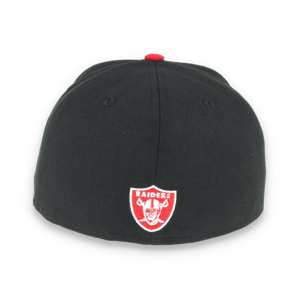 Las Vegas Raiders New Era 59Fifty Fitted Script -Black/Red product image 5, provided for visual reference and product detail