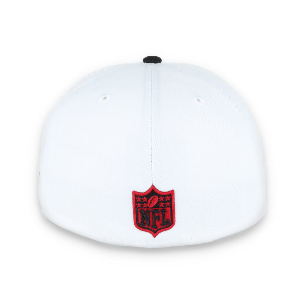 NEW ERA SAN FRANCISCO 49ERS 59FIFTY FITTED SCRIPT HAT-White product image 5, provided for visual reference and product