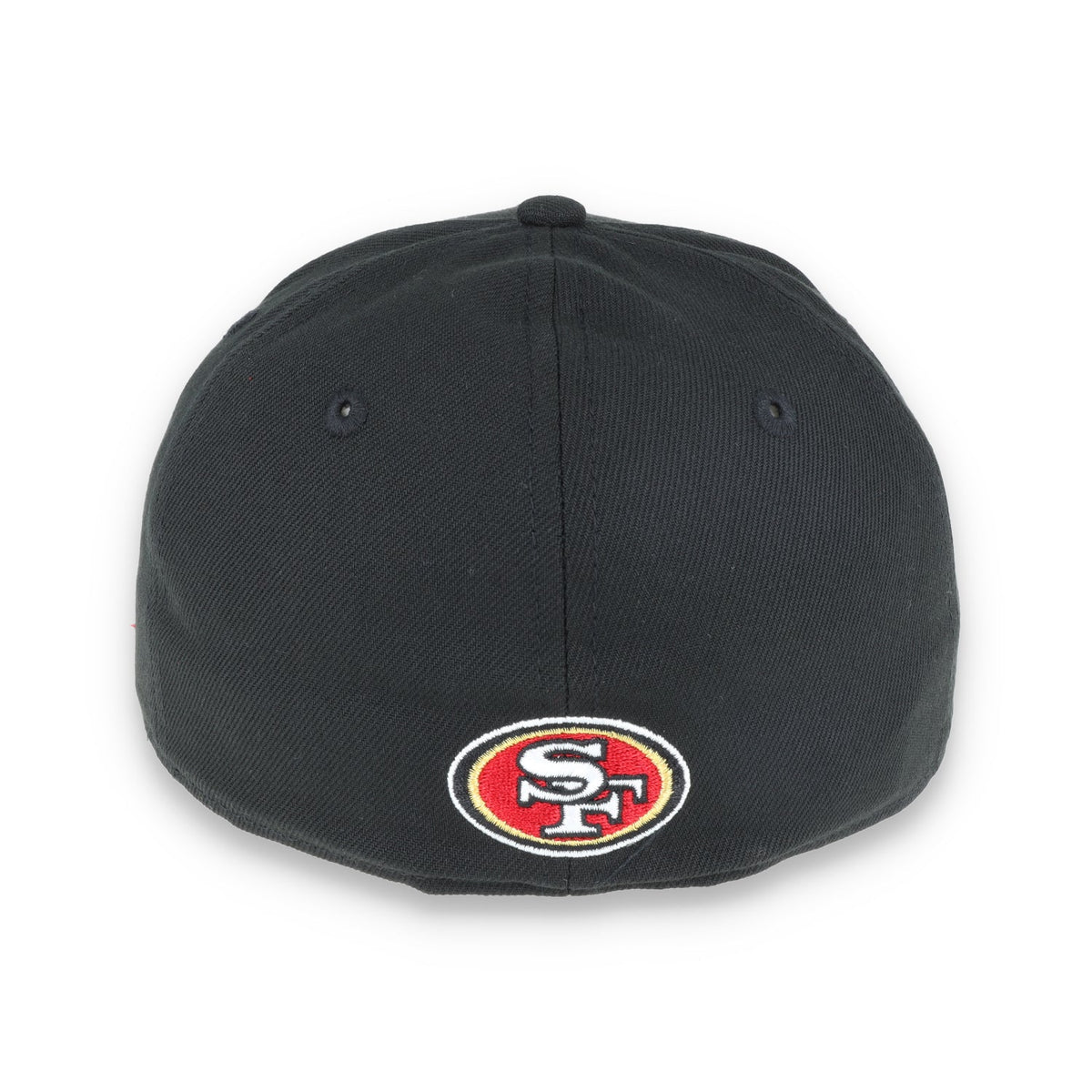 New Era SAN FRANCISCO 49ERS SCRIPTED 59FIFTY FITTED HAT-blk product image 5, provided for visual reference and product