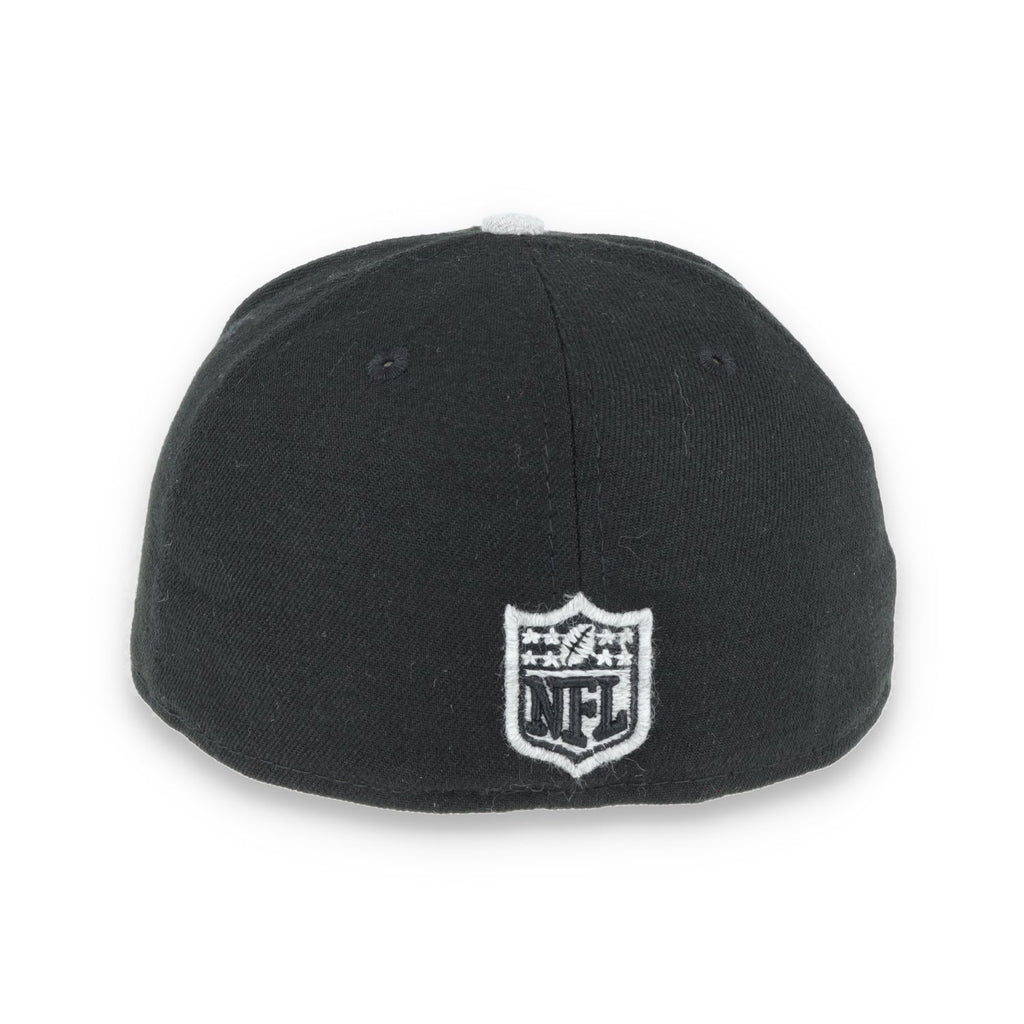 New Era Las Vegas Raiders Basic 59Fifty Fitted hat-black/heather grey product image 5, provided for visual reference and